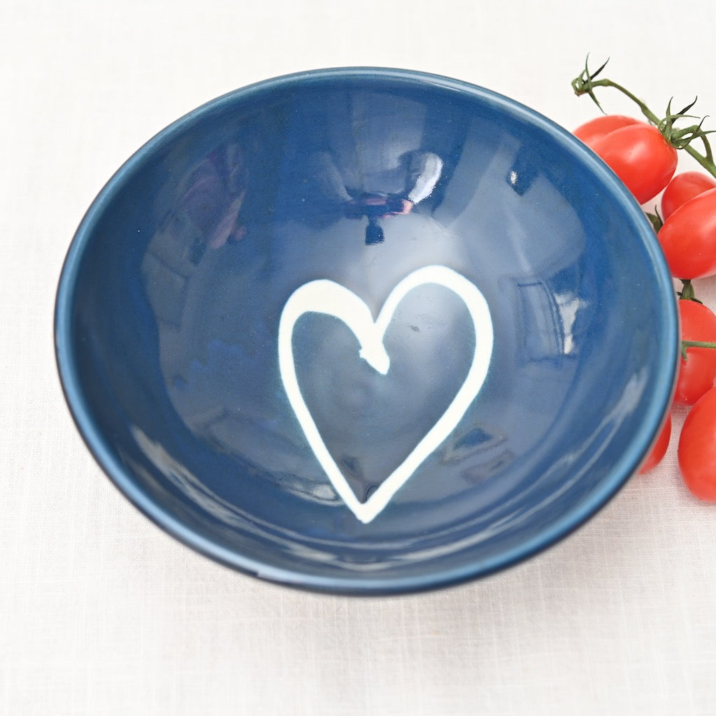 Porcelain Heart Big Bowl