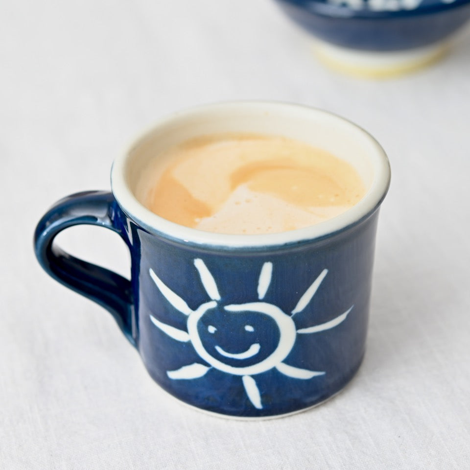 Handmade Porcelain Sun Mug