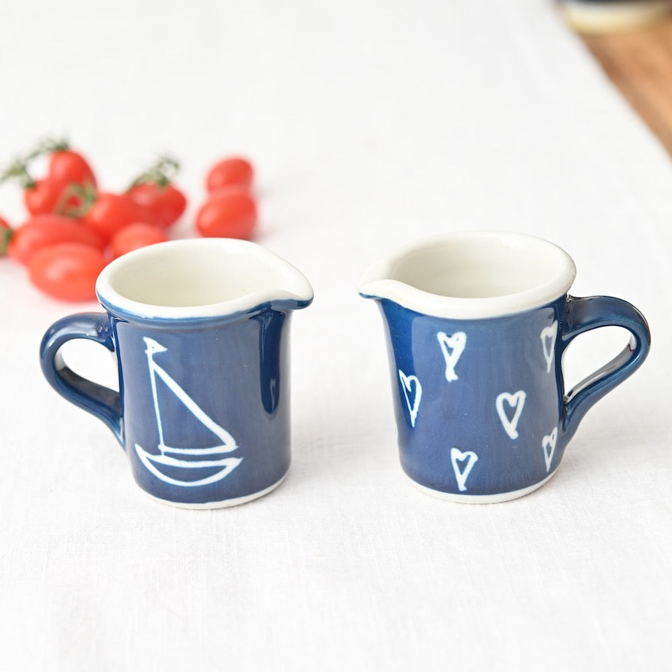 Handmade Porcelain Hearts Milk Jug