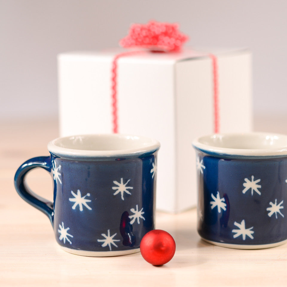 Handmade Porcelain Stars Espresso Cup