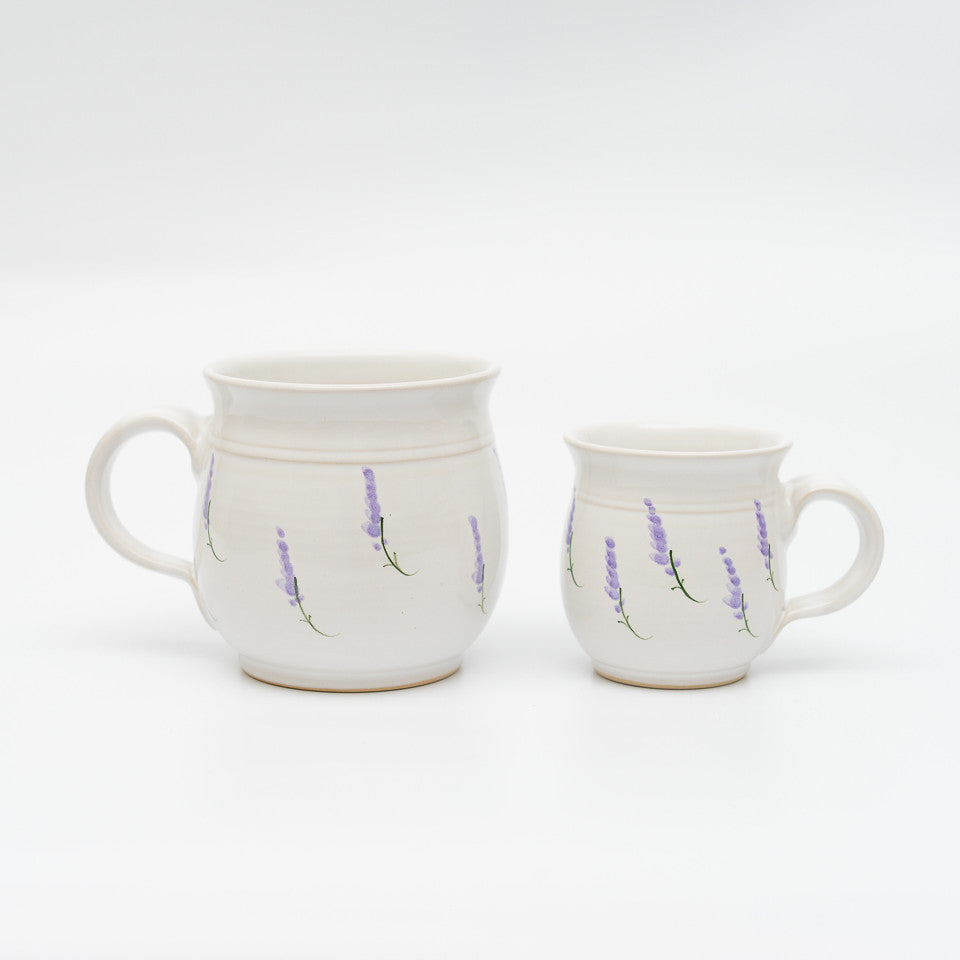 Handmade Lavender Tea Cup