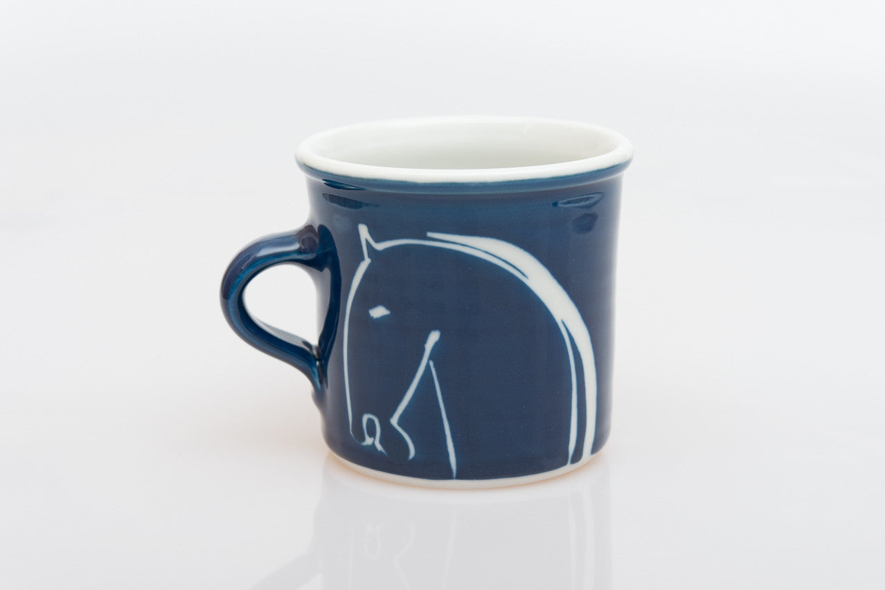 Handmade Porcelain Horse Tea Mug