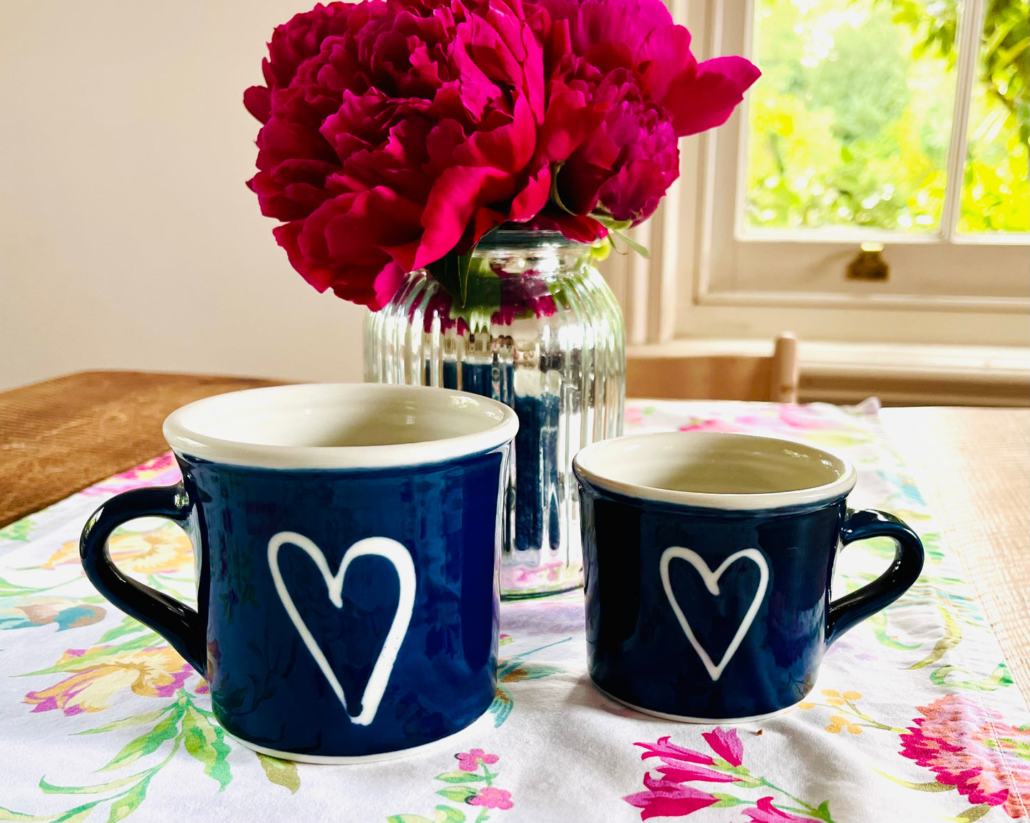 Handmade Porcelain Heart Tea cup