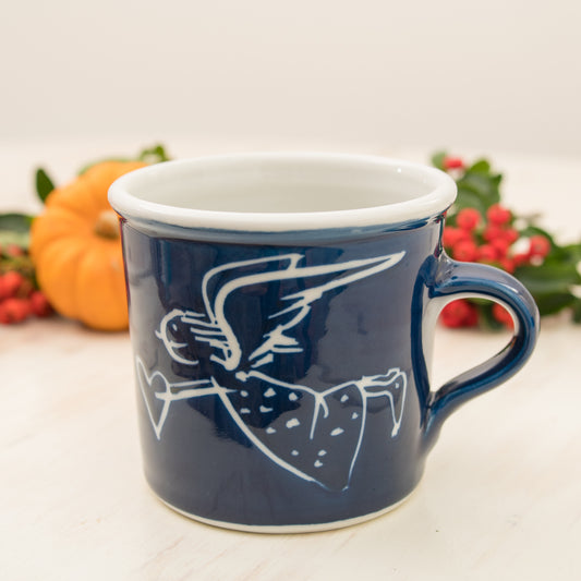 Handmade Porcelain Angel Tea Mug