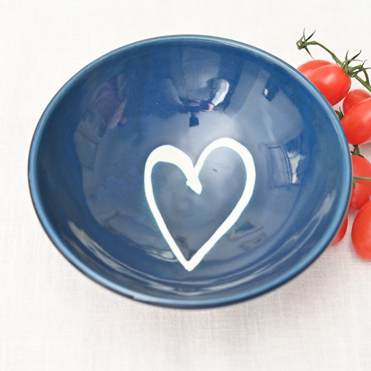 Porcelain Heart Big Bowl