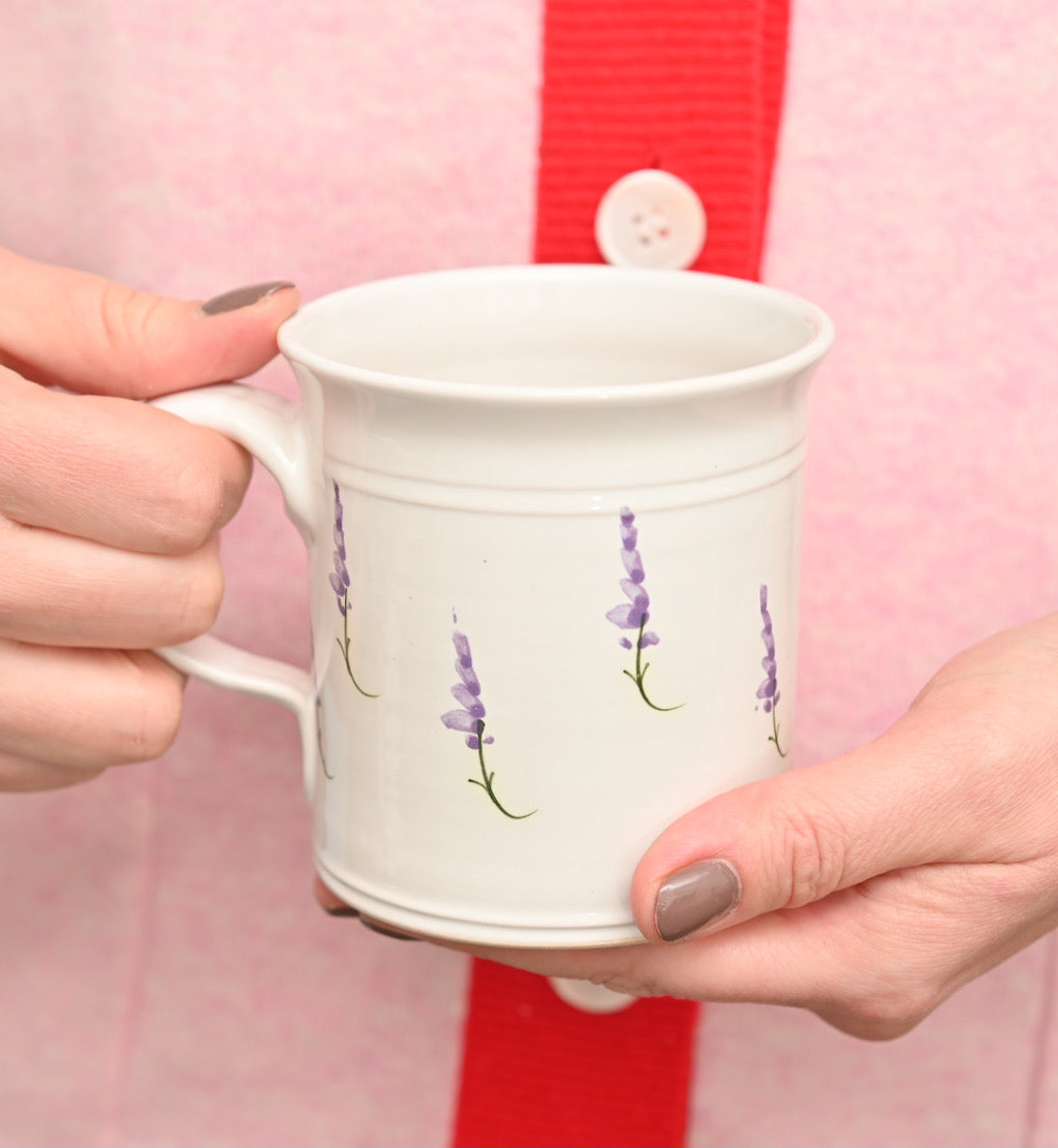 Handmade Ceramic Lavender Mug