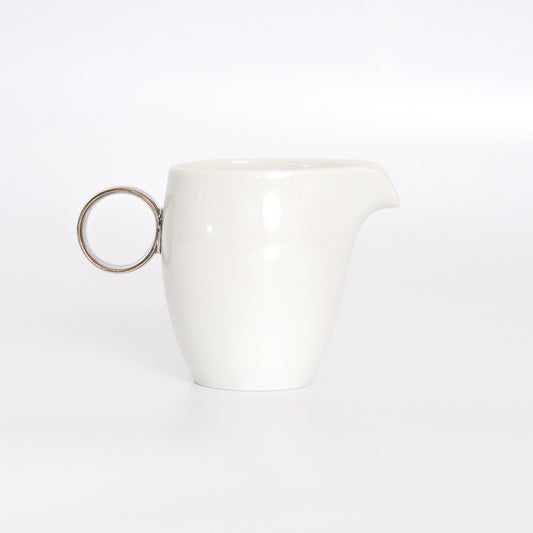 Milk jug - silver handle